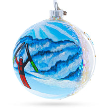 Load image into Gallery viewer, St. Anton Ski Resort, Austria Glass Ball Christmas Ornament 4 Inches