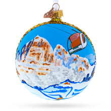 Load image into Gallery viewer, Cortina d'Ampezzo Ski Resort, Italy Glass Ball Christmas Ornament 4 Inches