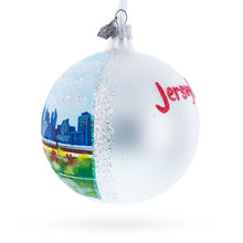 Load image into Gallery viewer, Liberty State Park, Jersey City, New Jersey, USA Glass Ball Christmas Ornament 4 Inches