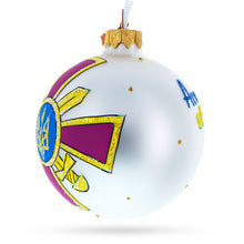 Load image into Gallery viewer, Armed Forces of Ukraine Glass Ball Christmas Ornament 3.25 Inches