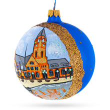 Load image into Gallery viewer, Cheyenne Depot Museum, Cheyenne, Wyoming, USA Glass Ball Christmas Ornament 4 Inches