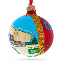 Load image into Gallery viewer, Virginia State Museum, Charleston, West Virginia, USA Glass Ball Christmas Ornament 3.25 Inches