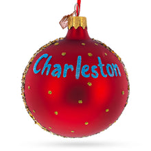 Load image into Gallery viewer, Virginia State Museum, Charleston, West Virginia, USA Glass Ball Christmas Ornament 3.25 Inches