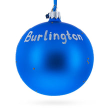 Load image into Gallery viewer, Church Street Marketplace, Burlington, Vermont, USA Glass Ball Christmas Ornament 4 Inches
