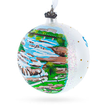 Load image into Gallery viewer, Falls Park, Sioux Falls, South Dakota, USA Glass Ball Christmas Ornament 4 Inches