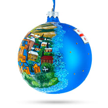 Load image into Gallery viewer, Old Town (Altstadt), Tbilisi, Georgia Glass Ball Christmas Ornament 4 Inches