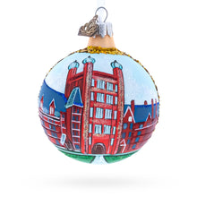 Load image into Gallery viewer, Yale University, New Haven, Connecticut, USA Glass Ball Christmas Ornament 3.25 Inches