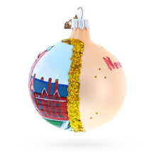 Load image into Gallery viewer, Yale University, New Haven, Connecticut, USA Glass Ball Christmas Ornament 3.25 Inches