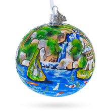 Load image into Gallery viewer, Japanese Garden, Portland, Oregon, USA Glass Ball Christmas Ornament