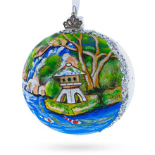 Load image into Gallery viewer, Japanese Garden, Portland, Oregon, USA Glass Ball Christmas Ornament