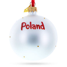 Load image into Gallery viewer, Flag of Poland Glass Ball Christmas Ornament