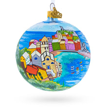 Load image into Gallery viewer, Cinque Terre, Italy Glass Ball Christmas Ornament