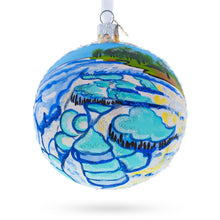 Load image into Gallery viewer, Pamukkale Thermal Pools, Turkey Glass Ball Christmas Ornament