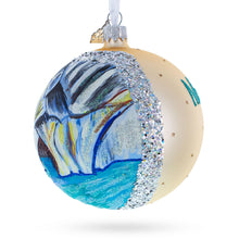 Load image into Gallery viewer, Marble Caves, Argentina Glass Ball Christmas Ornament