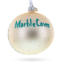 Load image into Gallery viewer, Marble Caves, Argentina Glass Ball Christmas Ornament