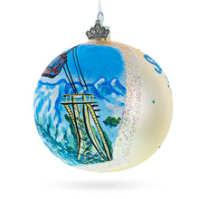 Load image into Gallery viewer, Silvretta Arena Ischgl-Samnaun Ski Resort, Austria Glass Ball Christmas Ornament 4 Inches