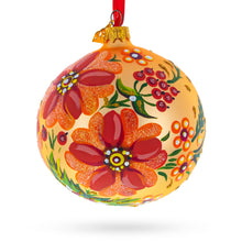 Load image into Gallery viewer, Helenium Flowers Glass Ball Ornament