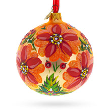 Load image into Gallery viewer, Helenium Flowers Glass Ball Ornament