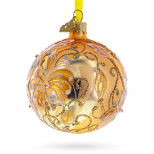 Load image into Gallery viewer, White Lilies Glass Ball Ornament