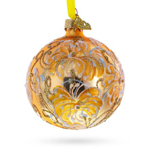 Load image into Gallery viewer, White Lilies Glass Ball Ornament