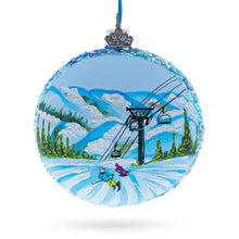 Load image into Gallery viewer, Deer Valley Ski Resort, Park City, Utah, USA Glass Ball Christmas Ornament