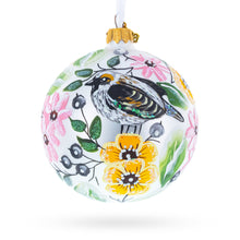 Load image into Gallery viewer, Birds Singing Extravaganza Glass Ball Christmas Ornament 4 Inches