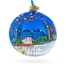 Load image into Gallery viewer, Atlanta, Georgia Jeweled Glass Ball Christmas Ornament 4 Inches