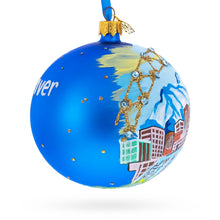 Load image into Gallery viewer, Denver, Colorado Jeweled Glass Ball Christmas Ornament 4 Inches
