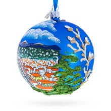 Load image into Gallery viewer, Castle Hill (Colline du Chateau), Nice, France Glass Ball Christmas Ornament
