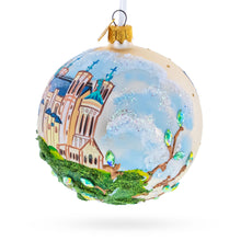 Load image into Gallery viewer, Basilica of Notre Dame of Fourviere, Lyon, France Glass Ball Christmas Ornament