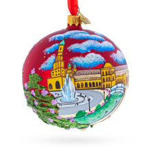 Load image into Gallery viewer, The Plaza de España (Spain Square) Sevilla, Spain Glass Ball Christmas Ornament
