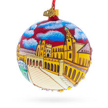 Load image into Gallery viewer, The Plaza de España (Spain Square) Sevilla, Spain Glass Ball Christmas Ornament