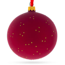 Load image into Gallery viewer, Buzzing Bee in Flight Collecting Honey Glass Ball Christmas Ornament 4 Inches
