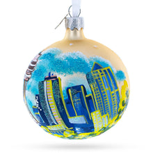 Load image into Gallery viewer, Seattle, Washington Glass Ball Christmas Ornament 3.25 Inches