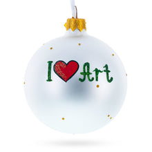 Load image into Gallery viewer, Art Tools for Artist Glass Ball Christmas Ornament 3.25 Inches