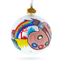 Load image into Gallery viewer, Art Tools for Artist Glass Ball Christmas Ornament 3.25 Inches