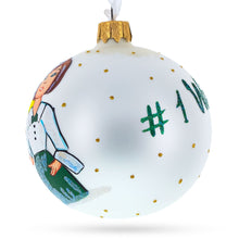 Load image into Gallery viewer, Waitress Glass Ball Christmas Ornament 3.25 Inches
