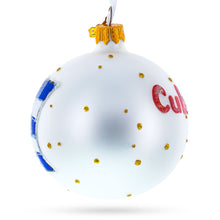 Load image into Gallery viewer, Flag of Cuba Glass Ball Christmas Ornament 3.25 Inches (Made in Ukraine)