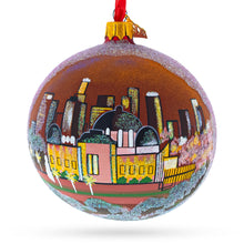 Load image into Gallery viewer, Los Angeles, California Glass Ball Christmas Ornament 4 Inches