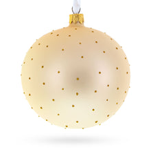 Load image into Gallery viewer, Doves and Wedding Ring Glass Ball Christmas Ornament 4 Inches