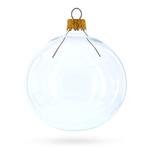 Load image into Gallery viewer, Set of 6 Clear Glass Ball Christmas Ornaments DIY Craft 3.25 Inches