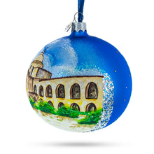 Load image into Gallery viewer, Mission San Jose, San Antonio, Texas Glass Ball Christmas Ornament 4 Inches