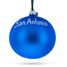 Load image into Gallery viewer, Mission San Jose, San Antonio, Texas Glass Ball Christmas Ornament 4 Inches