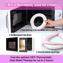 Load image into Gallery viewer, Portable Neck Heating Pad, Microwavable Ring for Neck Pain Relief, Cramps, and Sore Muscles