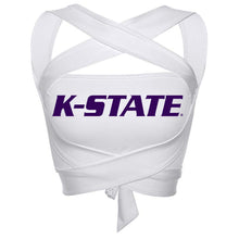 Load image into Gallery viewer, Kansas State White Multi Way Bandeau Top
