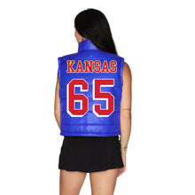 Load image into Gallery viewer, Kansas Jayhawks Puffer Vest