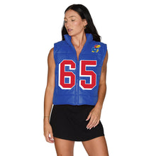 Load image into Gallery viewer, Kansas Jayhawks Puffer Vest