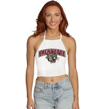 Load image into Gallery viewer, Lafayette College White Halter Top