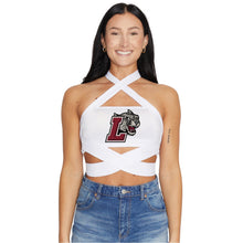 Load image into Gallery viewer, Lafayette College White Multi Way Bandeau Top