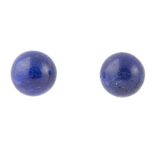 Load image into Gallery viewer, Blue Lapis Sterling Silver Stud Earrings